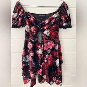 Floral mini dress